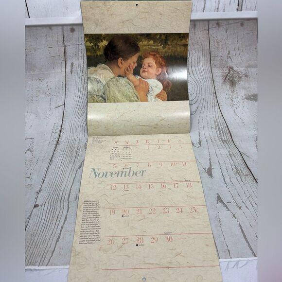Mary Cassatt Mother & Child 1989 Calendar 12 Art Illustrations - Picture 6 of 6